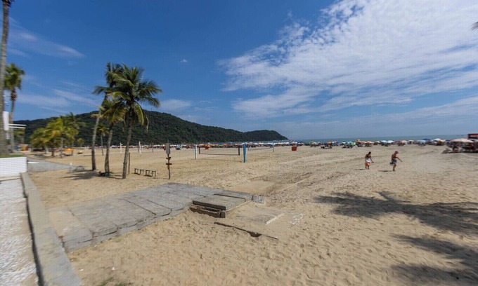 Canto do Forte Apartment | Apto com ar e WiFi a 200m da Praia Canto do Forte