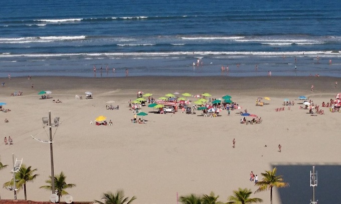 Aviacao Apartment | Apto. With sea view in Praia Grande with pool