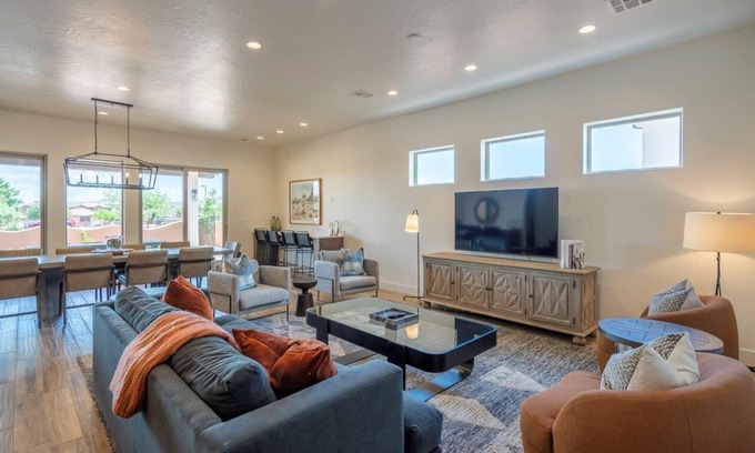 Santa Clara House | Arcadia 45 | Dog Friendly! Private Hot Tub * Sleeps 22 * Arcade *