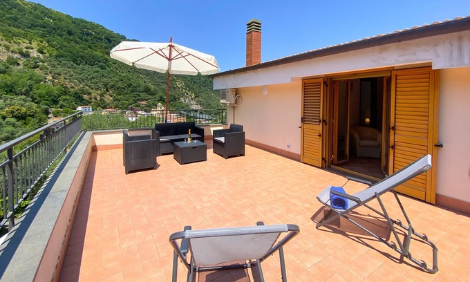 Sant'Agnello House | Arya's House - wi fi, air conditioning, sea view, parking