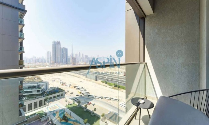 Dubai Apartment | Aspin-Stylish 2-BHK with Burj Khalifa View | Sobha