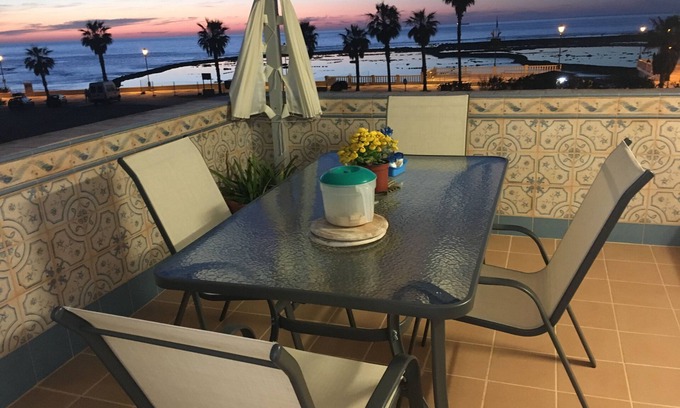 Chipiona Apartment | ATTIC Looking at the Atlantic Ocean at the Frontline