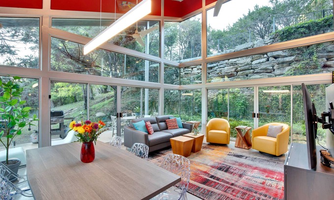 Apache Shores House | Austin Glass House-As Seen on TV and Two Movies