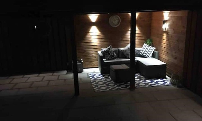 Dumfries Cabin | Austin Lodge 10, Dumfries - With 6 seat Hot tub, private garden, smart TVs