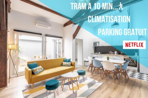 Begles Apartment | Aux portes de Bordeaux Le Patio Samba MindUrGuest