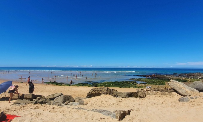 Praia das Macas Apartment | Awaiting you at Chez Nous the 1 bedroom home with a sea view. Sleeps 2 Guests