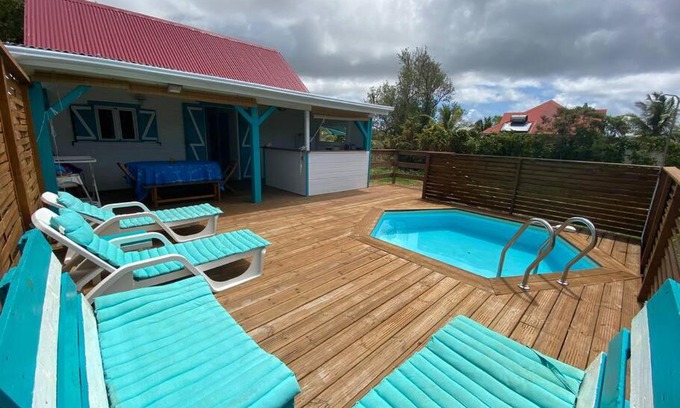 Capesterre-de-Marie-Galante House | AZUR INDIGO, Gîtes titanse et spa