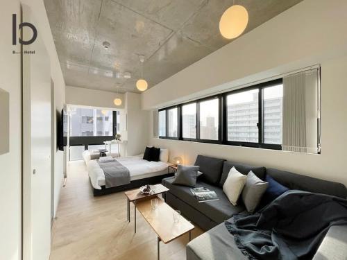Hiroshima City Centre Apartment | b hotel Nekoyard - Private Studio Near Peace Park & City Sights