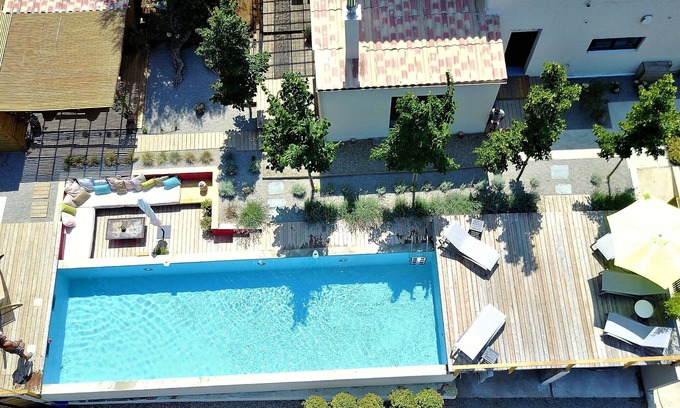 Oletta House | BACK OF SAINT FLORENT COUNTRY. POOL AND SPA