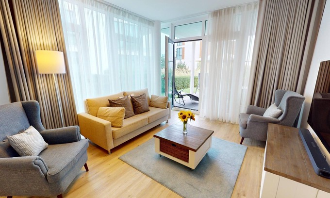 Pelzerhaken Apartment | Baltic Sea vacation in the beautiful apartment C-02 with terrace, sea view and dog-friendly