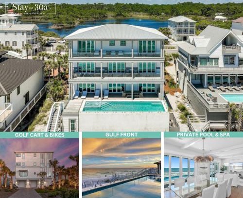 Dune Allen Beach House | Barefoot Bliss by Stay on 30A- Pool, Bikes, Golf Cart