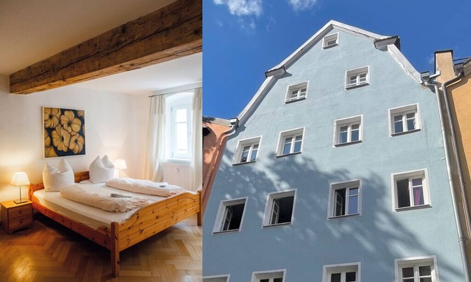 City Centre Regensburg Apartment | Baroque apartment Walhalla 1 -downtown location-