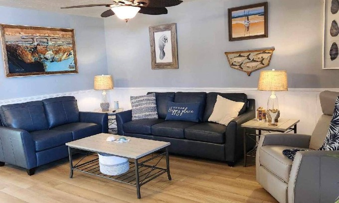Whitney Beach House | Bayside Retreat on Palma Sola Bay.Dock nout your front door. 2 miles to beach.