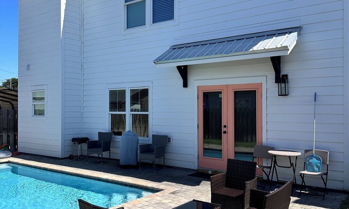West Panama City Beach House | Beach Escape! 4BR Pool Home, Sleeps 15, Game Room & Minutes to 30A & Pier Park