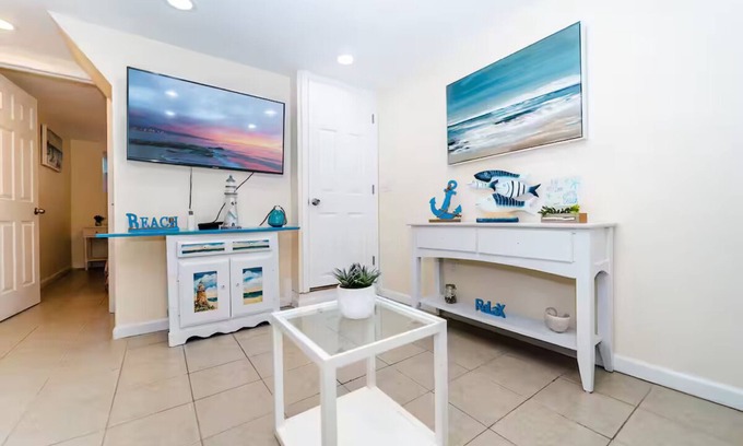 Long Branch Apartment | Beach getaway for 4, 2 blocks to beach. Come enjoy