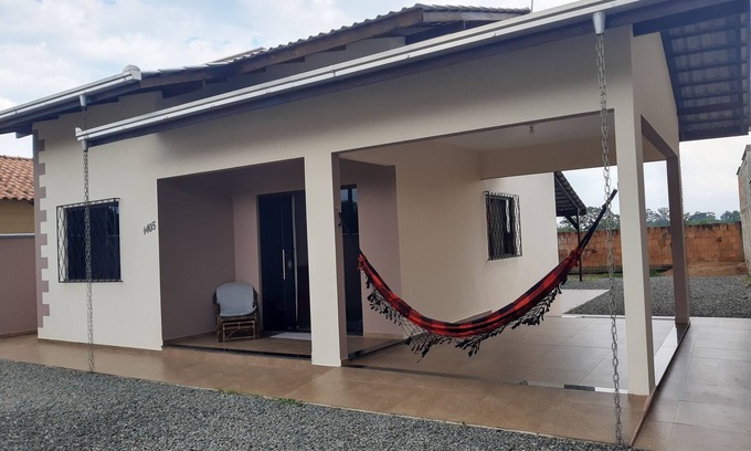 Itajuba House | Beach House Barra Velha Itajuba SC for 8 People, parking for 5 cars.