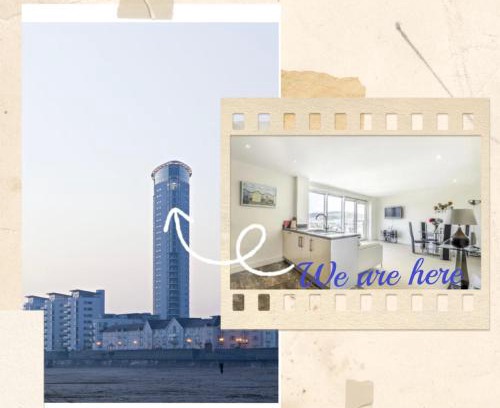 Castle Apartment | Beach on the doorstep Meridian Tower Marina Swansea
