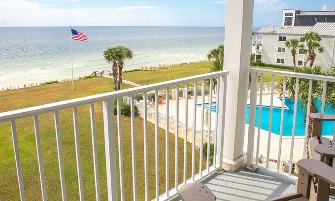 Seacrest Condo | Beach Retreat, Gulf-Front, Stunning Views, Pool, Tennis + Free Tickets!