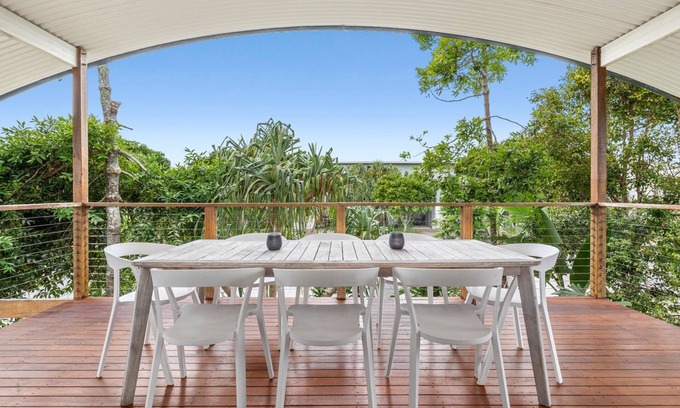 Casuarina House | Beach Shacks 1 240m to Beach with Pool, Spa and Bbq