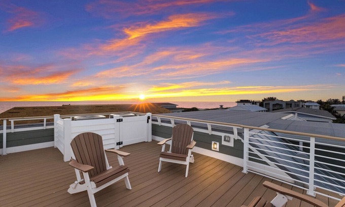 Bradenton Beach House | Beach views, Pool and Spa, Golf Cart, beach Bikes! Luxury vacation home on AMI