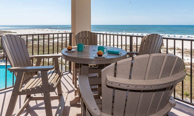 Orange Beach Condo | "BEACHFRONT" 4th Floor Condo ~ Phoenix East ~ Balcony ~ ORANGE BEACH OCEANFRONT