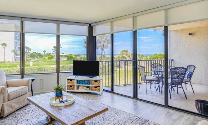 Butler Beach House | Beachfront Condo, Fully Updated, Stunning Views, Pool, Short Drive to Downtown, $300 in Free Tickets