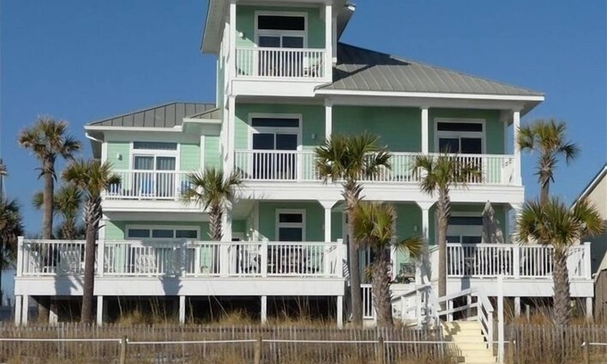 Miramar Beach House | BEACHFRONT HOME W/PRIVATE HEATED POOL/BALCONIES - LAST WEEK OF JULY OPEN