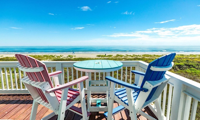 Terramar Beach House | Beachfront Pet Friendly Home w/HOT TUB, Fenced Yard - Steps from Gulf & Beach