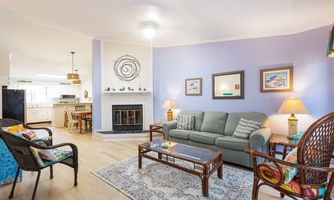 Kitty Hawk House | Beachfront Townhome | Ocean Views | Pool, Hot Tub, Tennis + Bikes