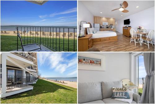 Traverse City House | Beachfront Walkout Condo Pointes North Resort 2874