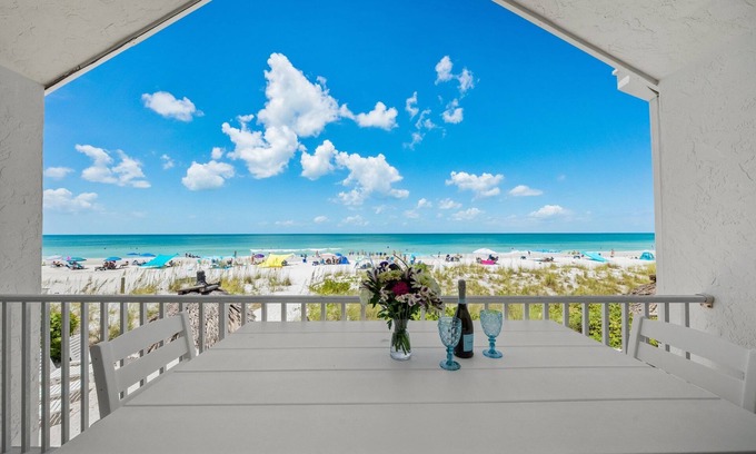 Holmes Beach Condo | ~ BEACHFRONT ~ YES, THAT'S YOUR VIEW! ~ END OF SUMMER SPECIALS ~
