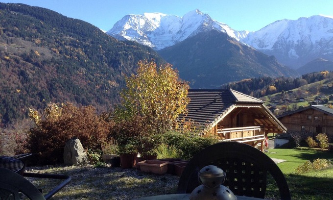 Saint-Gervais-les-Bains Apartment | Beautiful apartment with a magnificent view of Mont Blanc