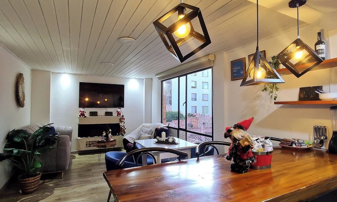 Tunja Apartment | Beautiful apartment with fireplace close to the historic center of Tunja.