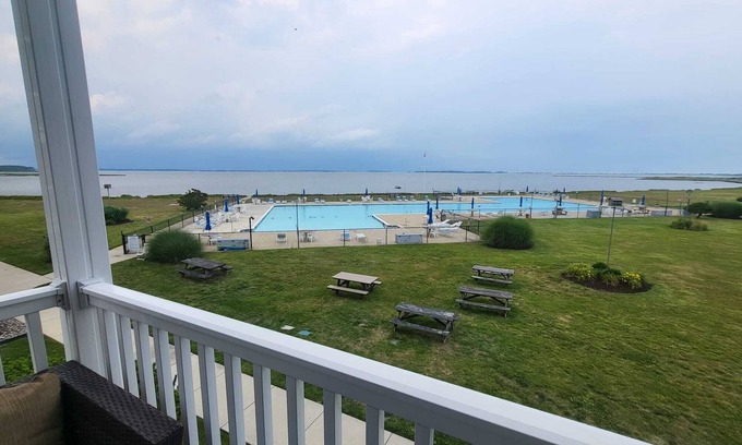 Ocean View Condo | Beautiful Bay Front Condo w/Private Pool - Close to Bethany Beach!