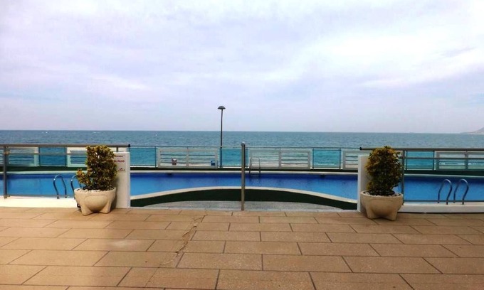 San Javier Apartment | Beautiful beachfront penthouse with breath taking panoramic sea views, Free WIFI