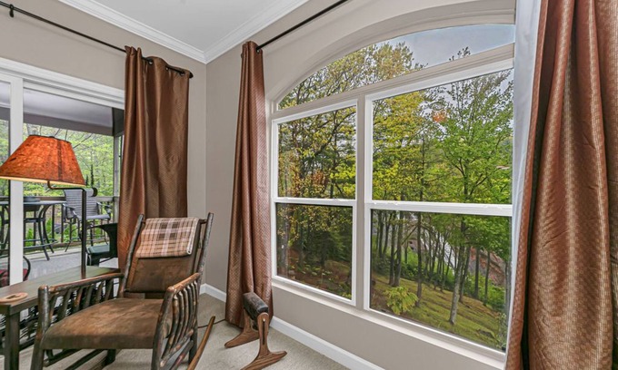 Lake Toxaway Condo | Beautiful, Breathtaking Wren Condo overlooking Toxaway Falls