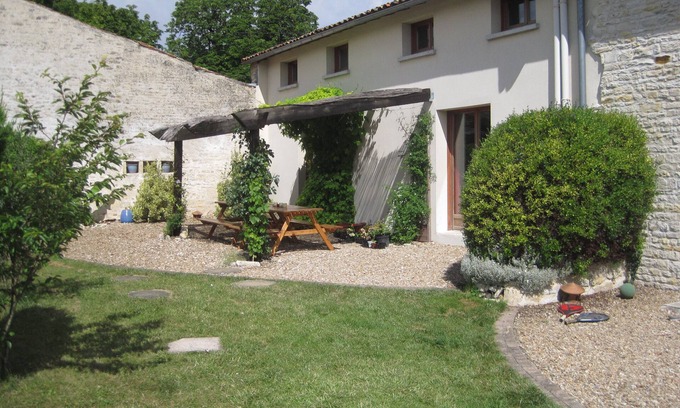 Crezieres House | Beautiful converted barn - La Grange at Les Hiboux family friendly cottages.