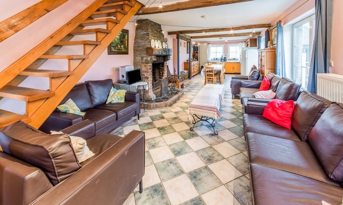 Brisy Other | Beautiful Farmhouse in Brisy with Sauna