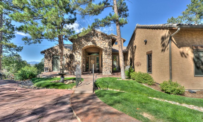Castle Rock House | Beautiful Home nestled in the pines, media room, onsite gym, 30mi to Denver