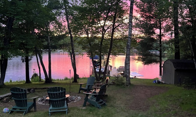 Eagle River House | Beautiful lakefront home-1 acre, on Eagle River chain! Only 5 min from downtown!