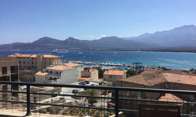 Calvi Apartment | BEAUTIFUL LUXURY APARTMENT/EXCEPTIONAL VIEW/FULL CENTER/PARKING/WIFI