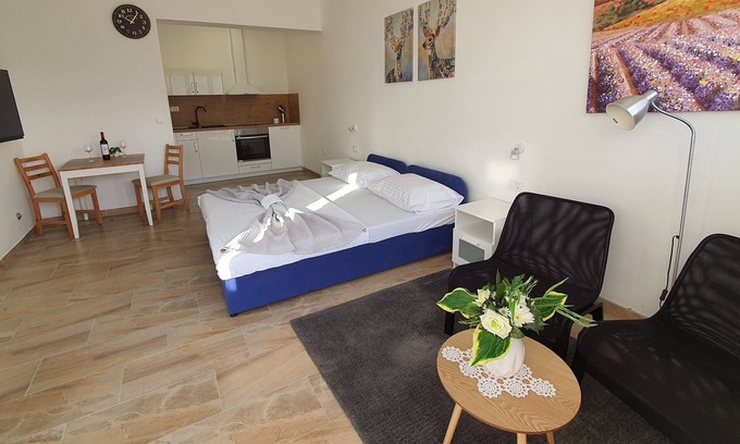 Mejasi Apartment | Beautiful new studio with kitchen & green views