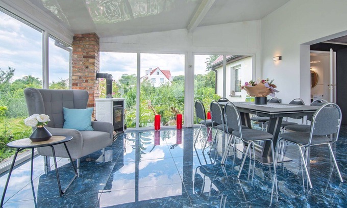 gmina Dobra House | Beautiful private villa for 10 guests with private pool, WIFI, TV, terrace and pets allowed