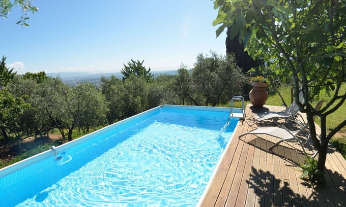 Vicopelago Villa | Beautiful private villa with private pool, A/C, internet, TV, patio, panoramic view, close to Lucca