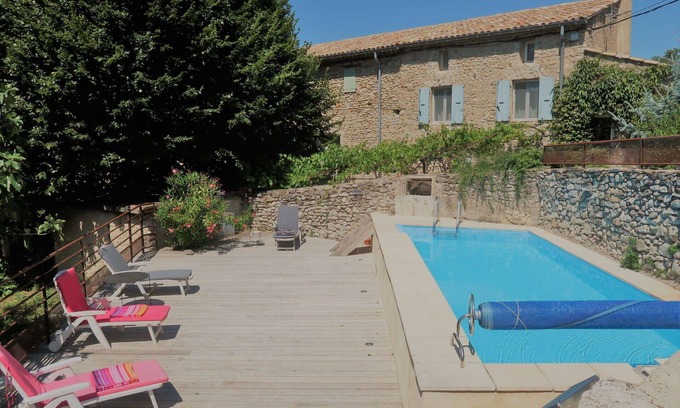 Venterol House | Beautiful private villa for 2 guests with pool, WIFI, TV, pets allowed and parking