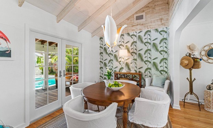 Parrot Cove House | Beautiful Remodeled Cottage w/heated pool and spa, 1 mile from beach!