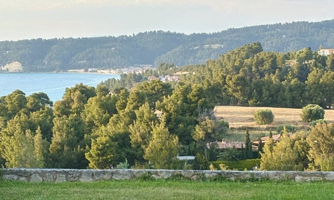 Kassandra Villa | Beautiful summer villa with breathtaking view - 4 min from the beach