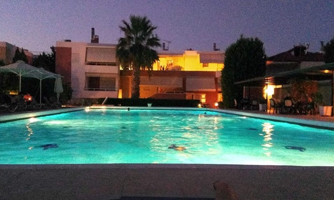 Xylokastro-Evrostina House | Beautifull 2 bedroom house in a complex with shared open pool 50m from the beach