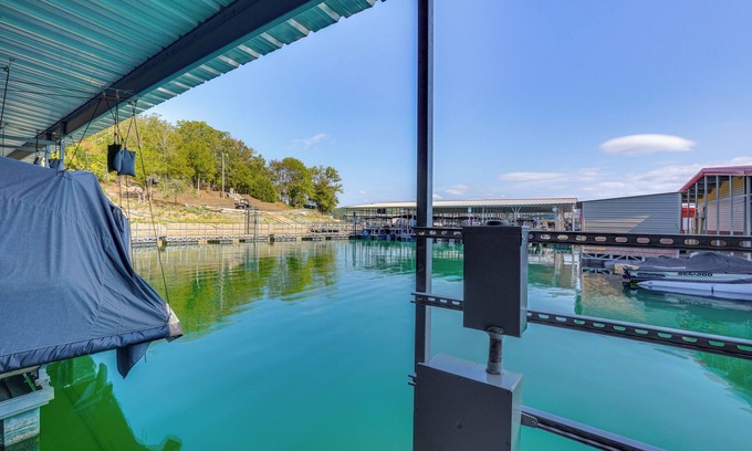 Sylvan Shores Cottage | Beaver Lake Home w/Game Room, Boat Slip & Views!