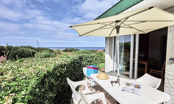 Colleville-sur-Mer Apartment | Belambra Clubs Résidence Colleville-sur-Mer - Omaha Beach - Essential Bungalow 1 Bedroom 4 People Terrace